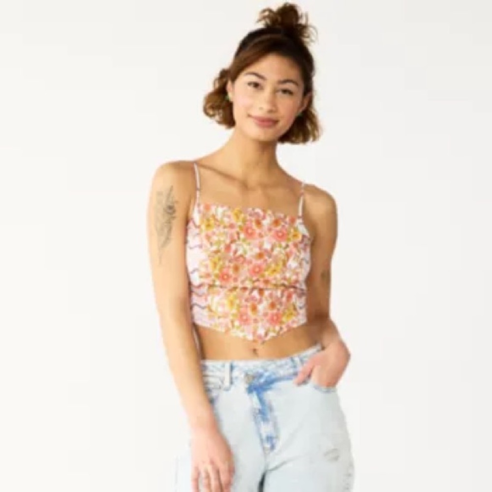 NEW Bandana Crop Tank Top by SO - Picture 3 of 9